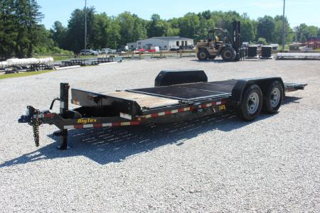 Used 2020 Big Tex Trailers 14TL - 16'+4' - Heavy Duty Gravity Tilt Equipment Trailer - 14,000# GVW