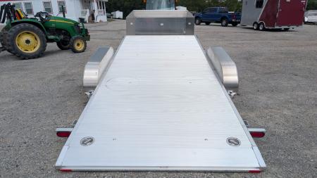 New 2027 Aluma 18' "Executive" Tilt Car Hauler w/ 20" Stationary + 18' Tilt (CAR HAULER)