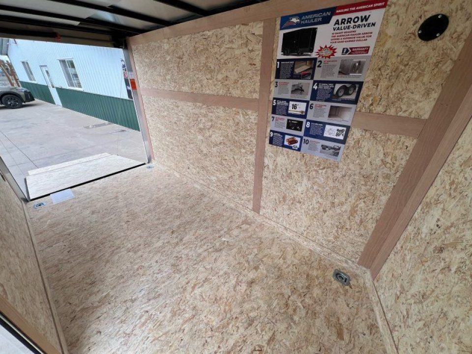 New 2026 American Hauler AR612S2-D 6'X12' Cargo / Enclosed Trailer