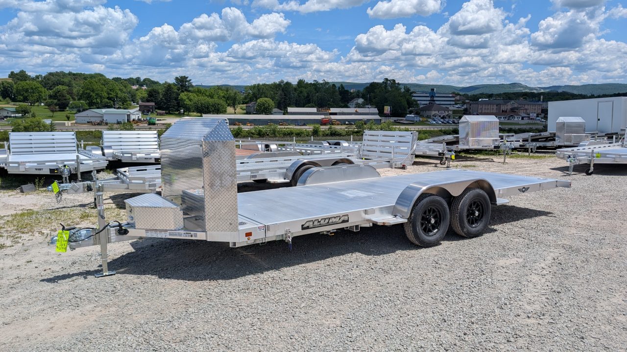 New 2027 Aluma 20' (20" Stationary + 20' Tilt) HD Tilt Trailer