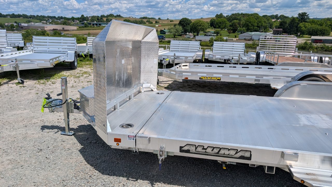 New 2027 Aluma 20' (20" Stationary + 20' Tilt) HD Tilt Trailer