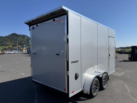 New 2026 Formula Conquest 7x14 Enclosed Trailer w/ Upgrades 7k GVWR