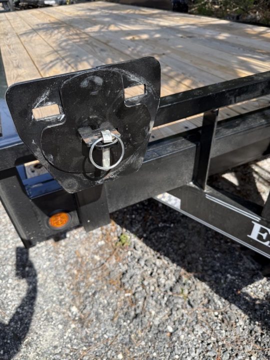 Used 2026 East Texas Trailers 2026 East Texas Trailers 7 X 20 Equipment Trailer with 14K Capacity and Spare Tire Mount with Heavy Duty Ramps and Storage Box Up Front Equipment Trailer