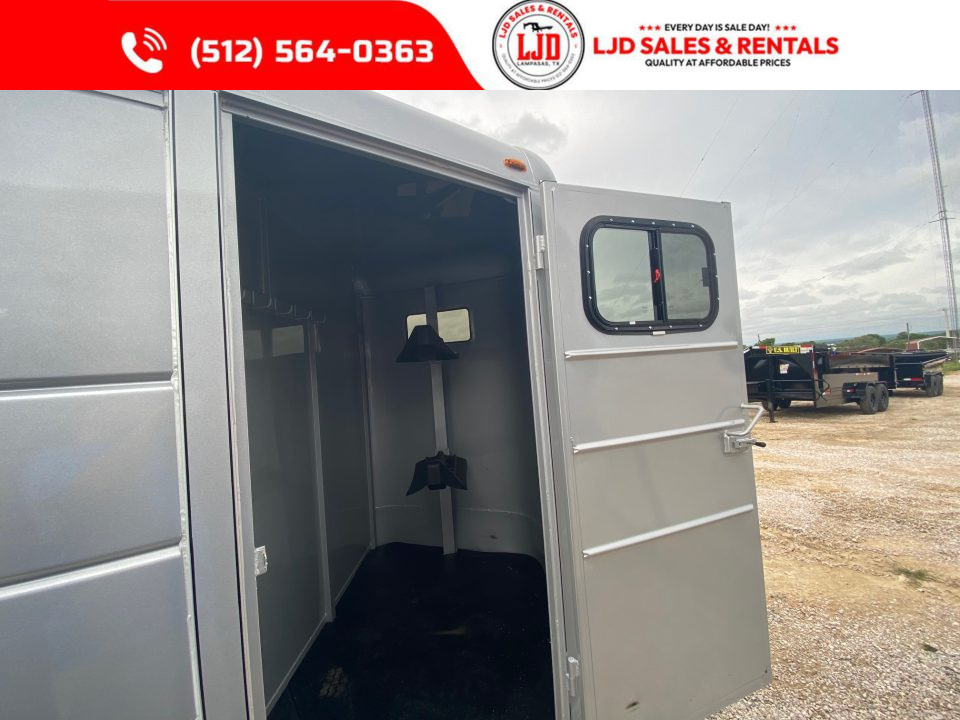 New 2026 Calico - 6'X13'X7' - 2 Horse Slant Trailer - Ranch King Pkg.