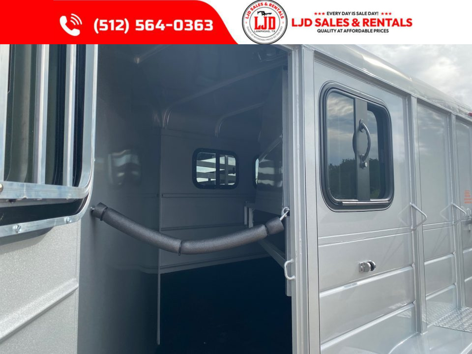 New 2026 Calico - 6'X13'X7' - 2 Horse Slant Trailer - Ranch King Pkg.
