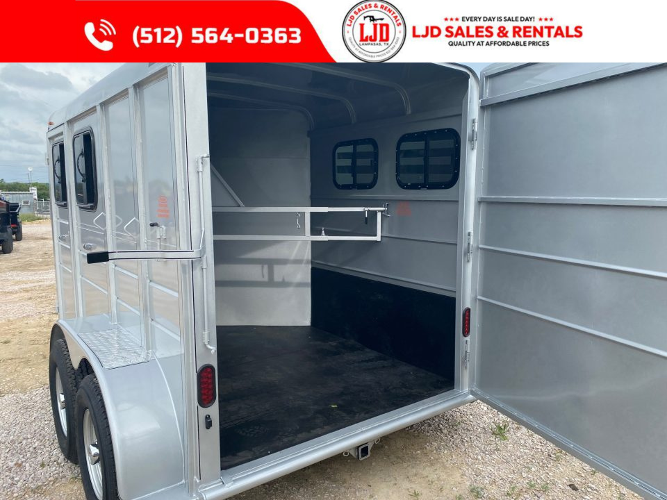 New 2026 Calico - 6'X13'X7' - 2 Horse Slant Trailer - Ranch King Pkg.