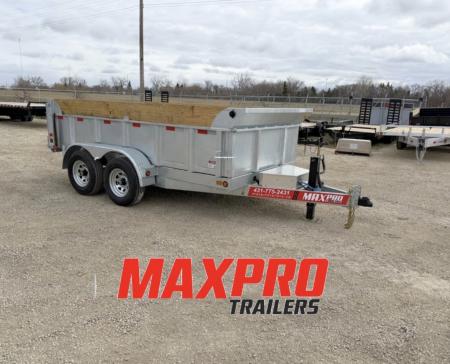 New 2026 Canada Trailers 6.5'x12' Galvanized Dump Trailer GVWR: 9,990 LBS