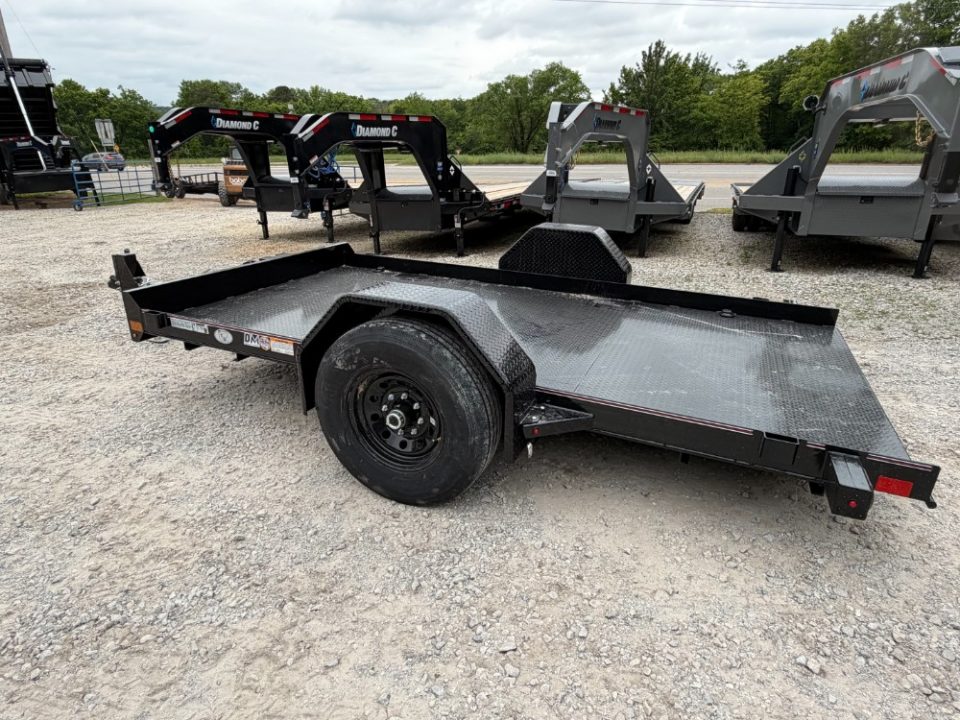 New 2026 Diamond C Trailers 7K DSA 107 Package 12'X77" Equipment Trailer