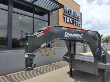 New 2026 Diamond C Trailers FMAX216HDT Flatbed Trailer