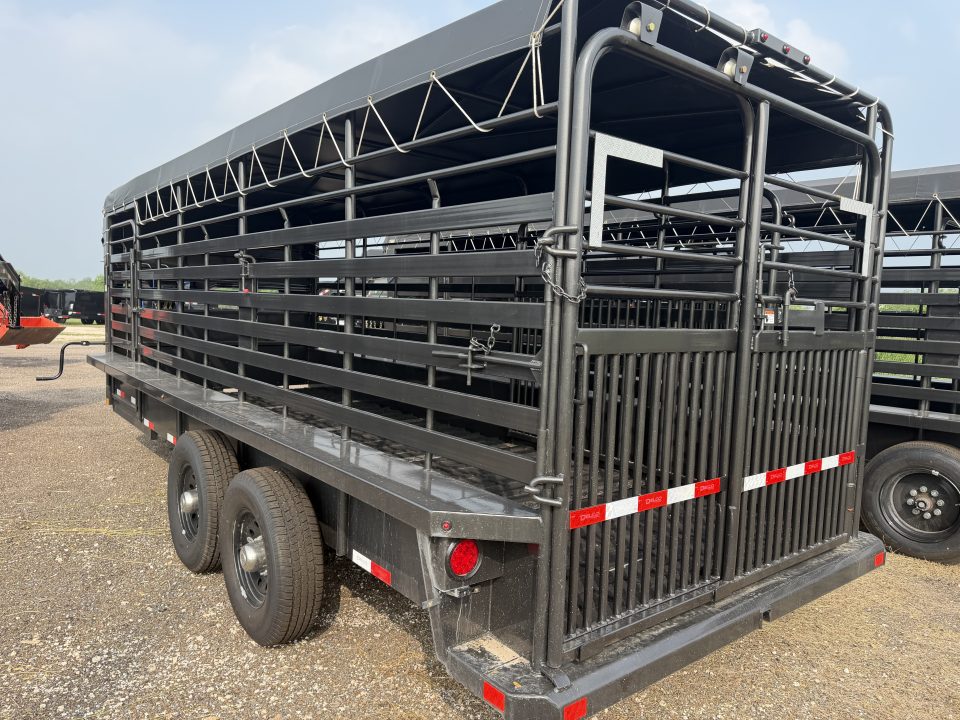 New 2026 Delco Trailers 6.8x20ft Gooseneck Livestock Trailer