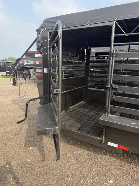 New 2026 Delco Trailers 6.8x20ft Gooseneck Livestock Trailer