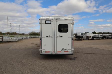 Used 2019 Bison 3 Horse LQ Trailer
