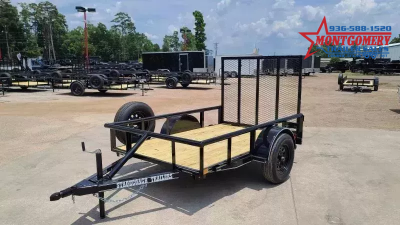 New 2026 Davidson Trailers 5 X 8 PIPETOP TRAILER WITH A 4 FOOT RAMP GATE Utility Trailer