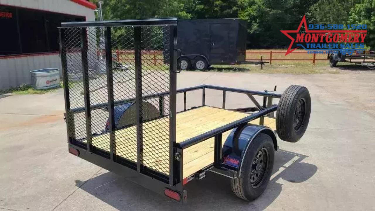 New 2026 Davidson Trailers 5 X 8 PIPETOP TRAILER WITH A 4 FOOT RAMP GATE Utility Trailer
