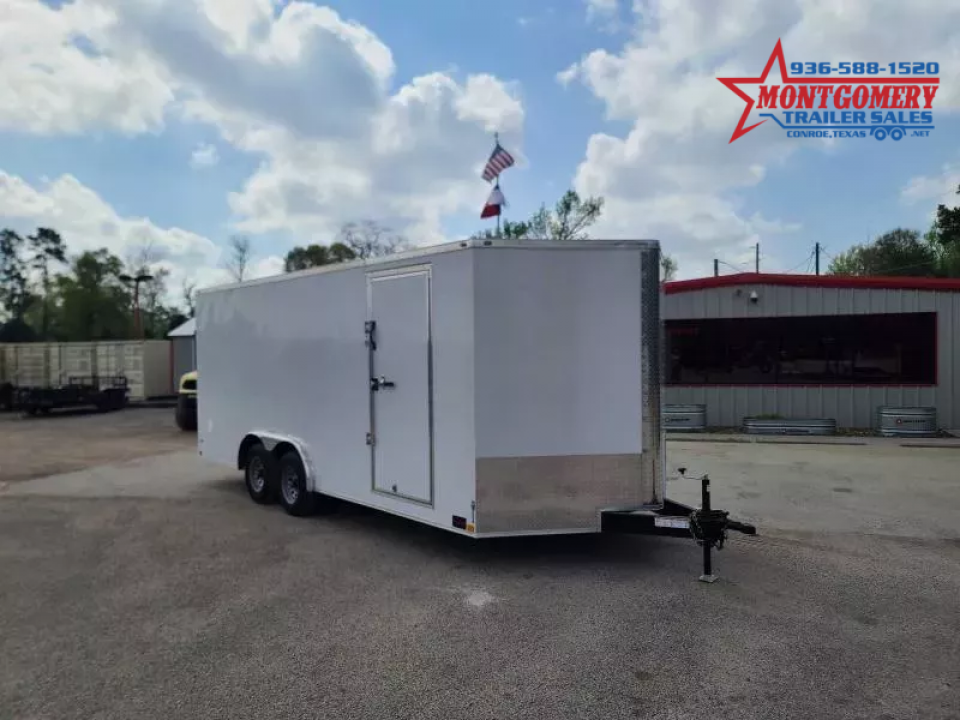 New 2026 Stallion Manufacturing LLC 8.5 X 24 ENCLOSED CARGO TRAILER WITH REAR RAMP DOOR AND 10,000lb GVWR