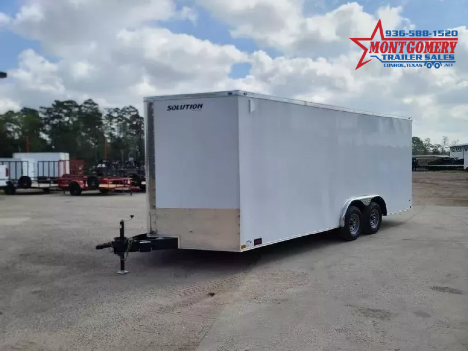 New 2026 Stallion Manufacturing LLC 8.5 X 24 ENCLOSED CARGO TRAILER WITH REAR RAMP DOOR AND 10,000lb GVWR
