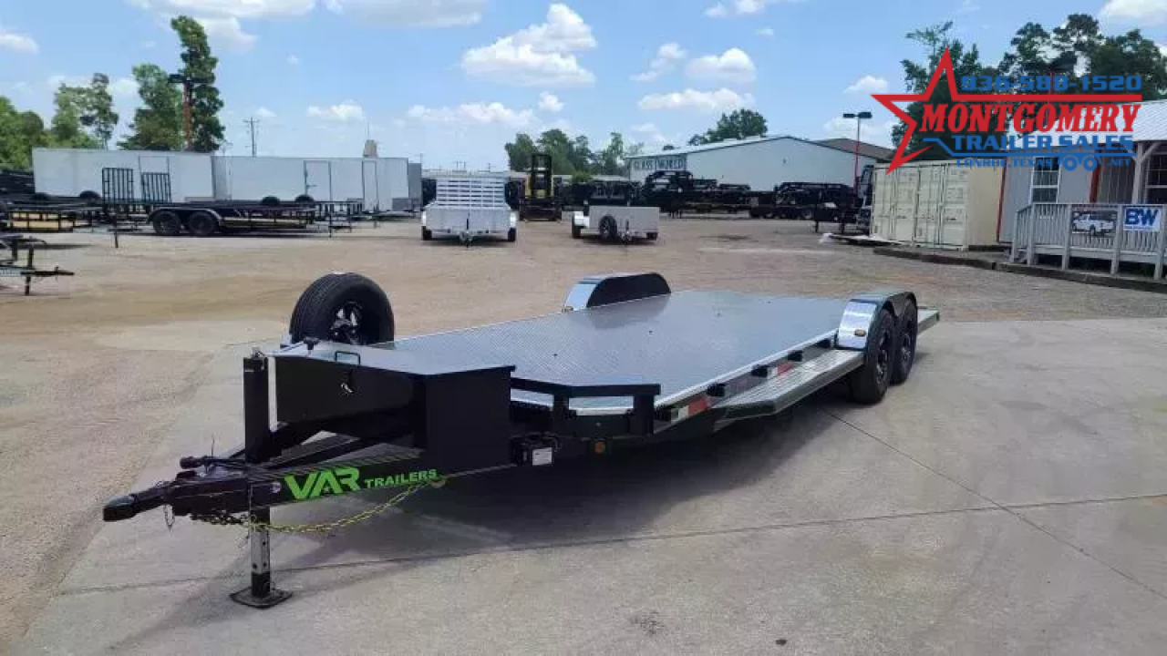 New 2026 VAR Trailers 20 FOOT STEEL FLOOR CAR HAULER WITH A 10,000lb GVWR