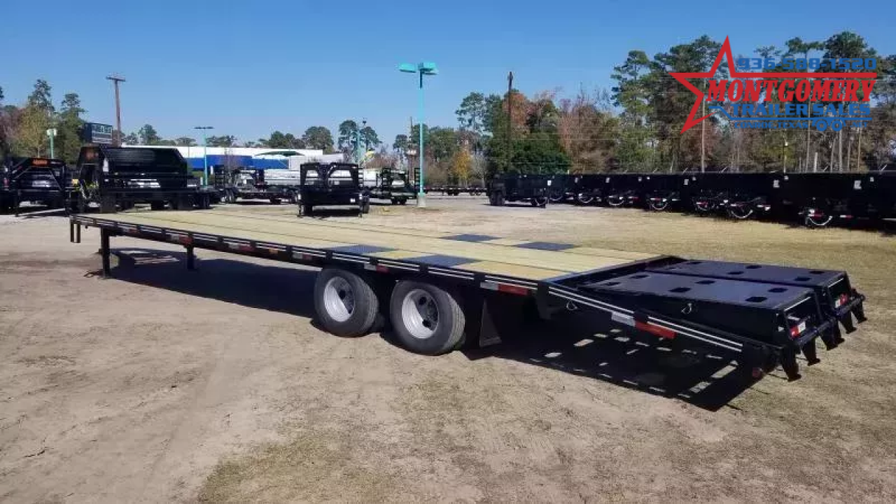 New 2026 Legend Trailers 32 FOOT (27+5) FLATBED GOOSENECK WITH 10K DUAL WHEEL TANDEM