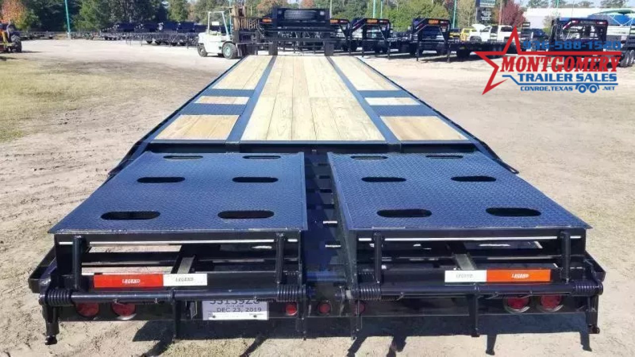 New 2026 Legend Trailers 32 FOOT (27+5) FLATBED GOOSENECK WITH 10K DUAL WHEEL TANDEM