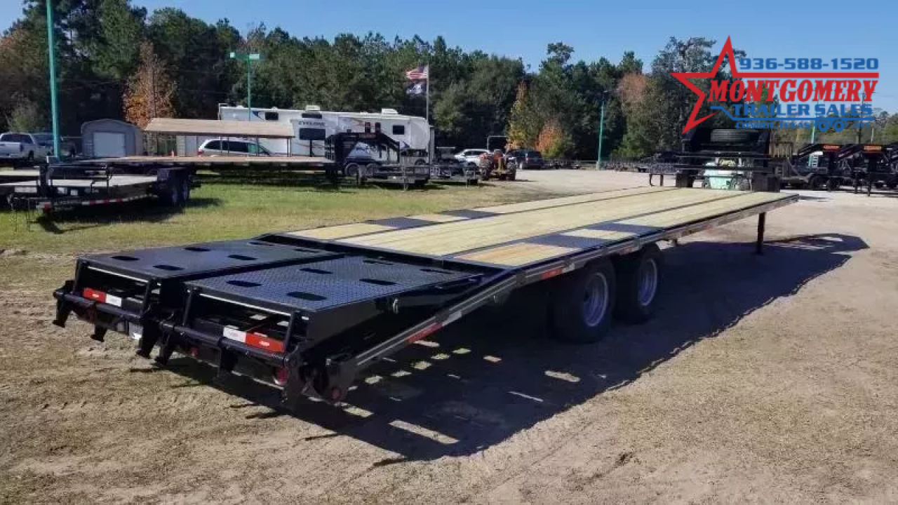 New 2026 Legend Trailers 32 FOOT (27+5) FLATBED GOOSENECK WITH 10K DUAL WHEEL TANDEM