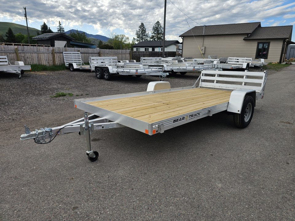 New 2025 Bear Track 80"x14' Aluminum Utility Trailer