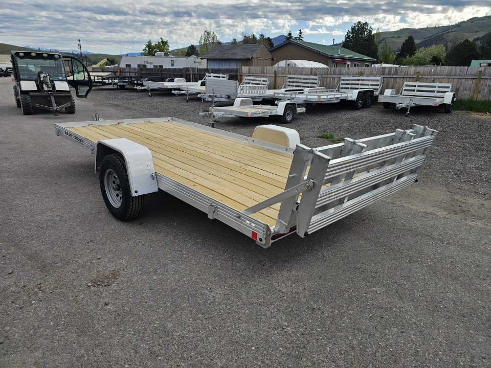 New 2025 Bear Track 80"x14' Aluminum Utility Trailer