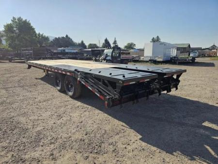 New 2026 Iron Bull 24' 14k Deckover Flatbed Trailer