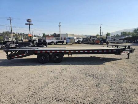 New 2026 Iron Bull 24' 14k Deckover Flatbed Trailer