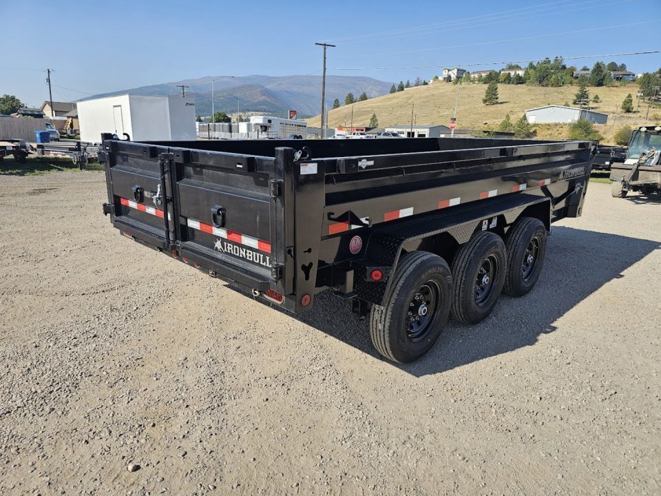 New 2026 Iron Bull 7x16 21k Dump Trailer