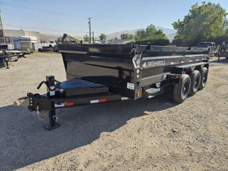 New 2026 Iron Bull 7x16 21k Dump Trailer
