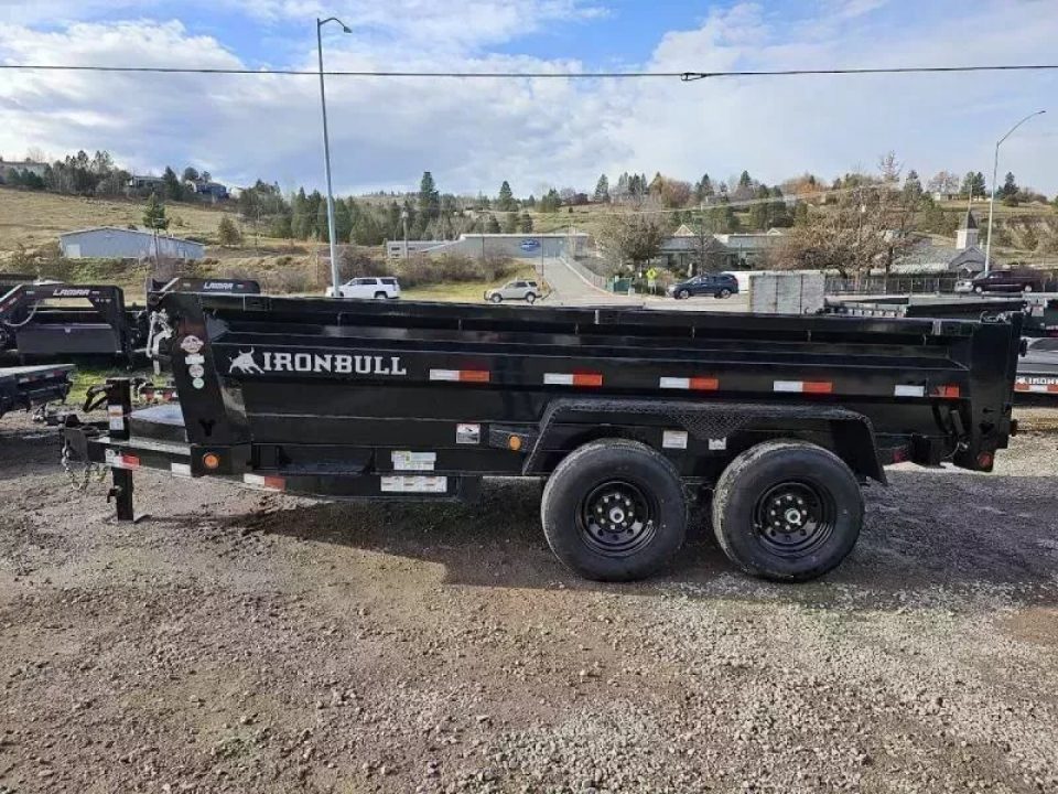 New 2026 Iron Bull 7x14 15k Dump Trailer