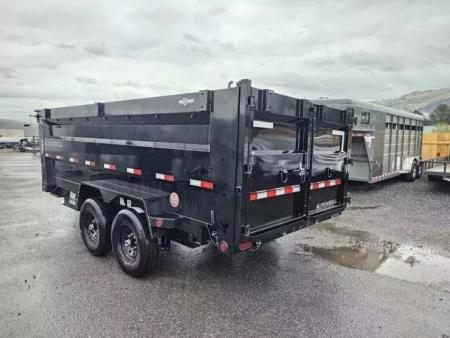 New 2027 Iron Bull 7x16 15k Dump Trailer w/48" Sides
