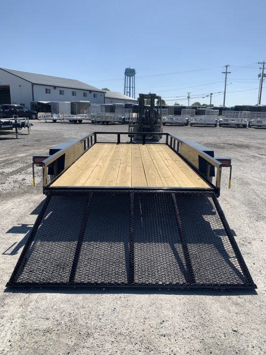 New 2026 AMO AL14TB (76" X 14') 7K Landscape Utility Trailer