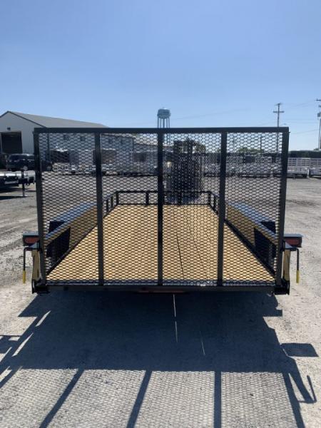 New 2026 AMO AL14TB (76" X 14') 7K Landscape Utility Trailer