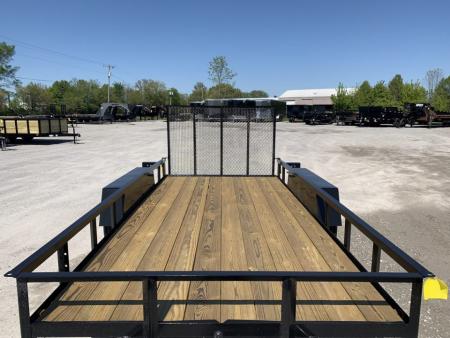 New 2026 AMO AL14TB (76" X 14') 7K Landscape Utility Trailer
