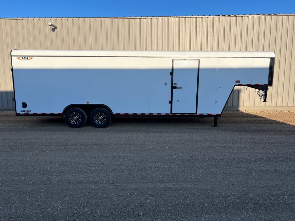 New 2026 H&H Trailers 24 Gooseneck Cargo / Enclosed Trailer