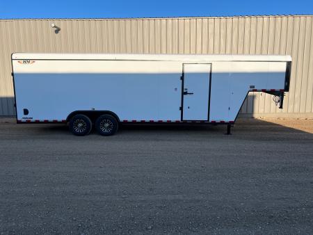 New 2026 H&H Trailers 24 Gooseneck Cargo / Enclosed Trailer