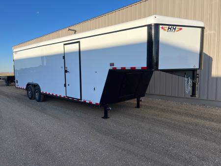 New 2026 H&H Trailers 24 Gooseneck Cargo / Enclosed Trailer
