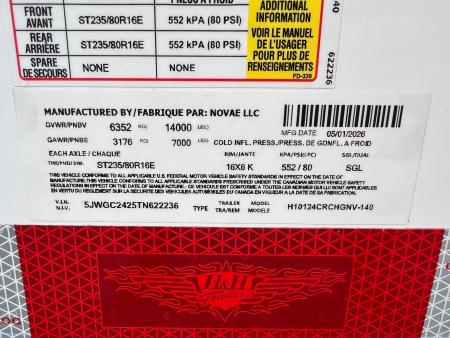 New 2026 H&H Trailers 24 Gooseneck Cargo / Enclosed Trailer