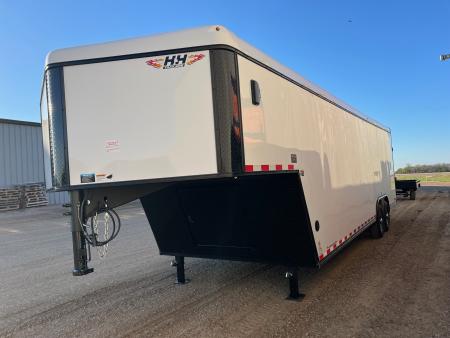 New 2026 H&H Trailers 24 Gooseneck Cargo / Enclosed Trailer