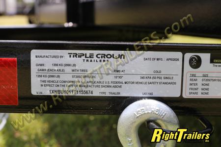 New 2026 6X10 TRIPLE CROWN Utility Trailer