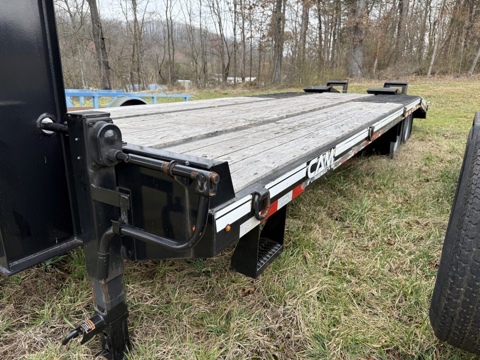 Used 2023 Cam Superline P12CAM 8.5X20+5 GOOSENECK Equipment Trailer