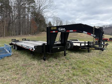 Used 2023 Cam Superline P12CAM 8.5X20+5 GOOSENECK Equipment Trailer
