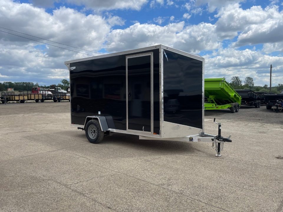 New 2026 Lightning Trailers 6X12 V-Nose Ramp All Aluminum Cargo / Enclosed Trailer