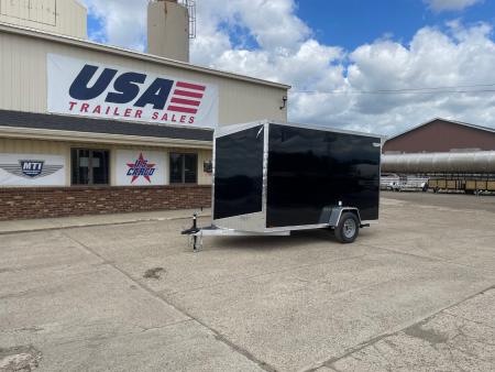 New 2026 Lightning Trailers 6X12 V-Nose Ramp All Aluminum Cargo / Enclosed Trailer