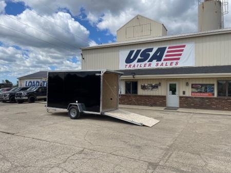 New 2026 Lightning Trailers 6X12 V-Nose Ramp All Aluminum Cargo / Enclosed Trailer