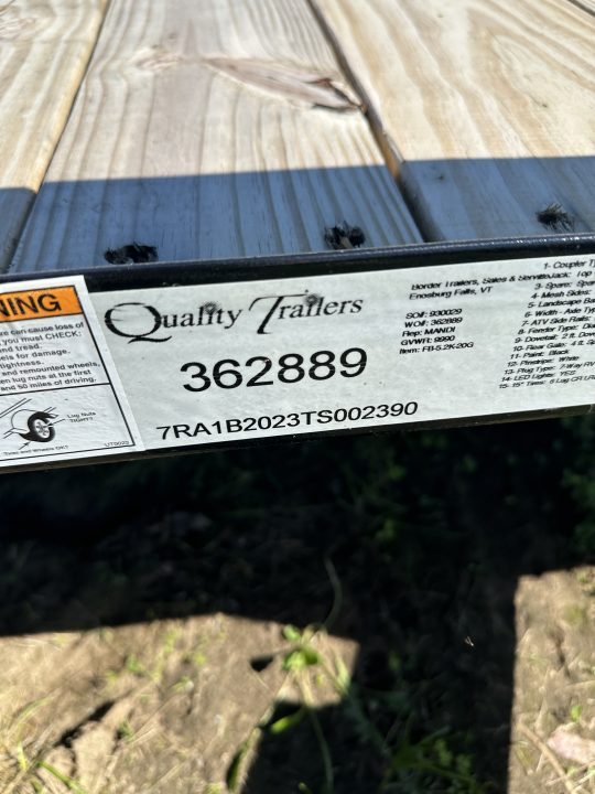 New 2026 Quality Trailers GEN-B Landscape Trailer