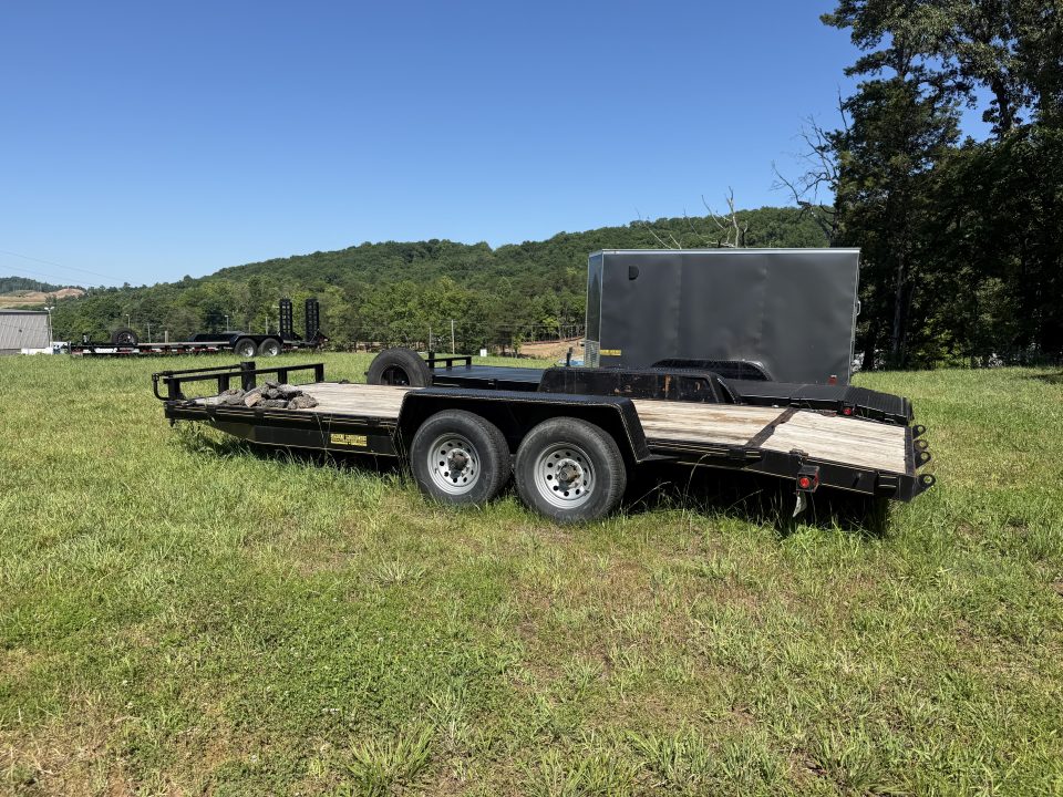 Used 2022 P & T Trailers 82X28+2 7 TON Equipment Trailer