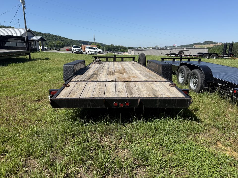 Used 2022 P & T Trailers 82X28+2 7 TON Equipment Trailer