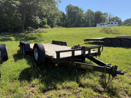 Used 2022 P & T Trailers 82X28+2 7 TON Equipment Trailer